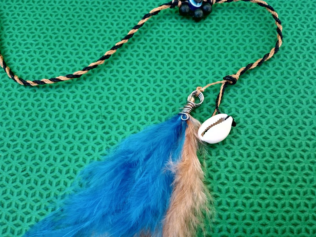 Tererê palito de cabelo azul 3