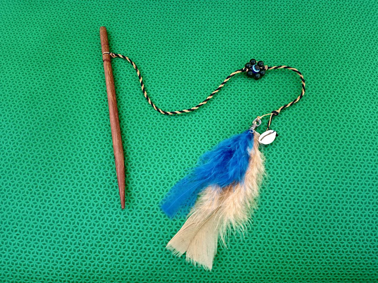 tererê palito de cabelo azul 2