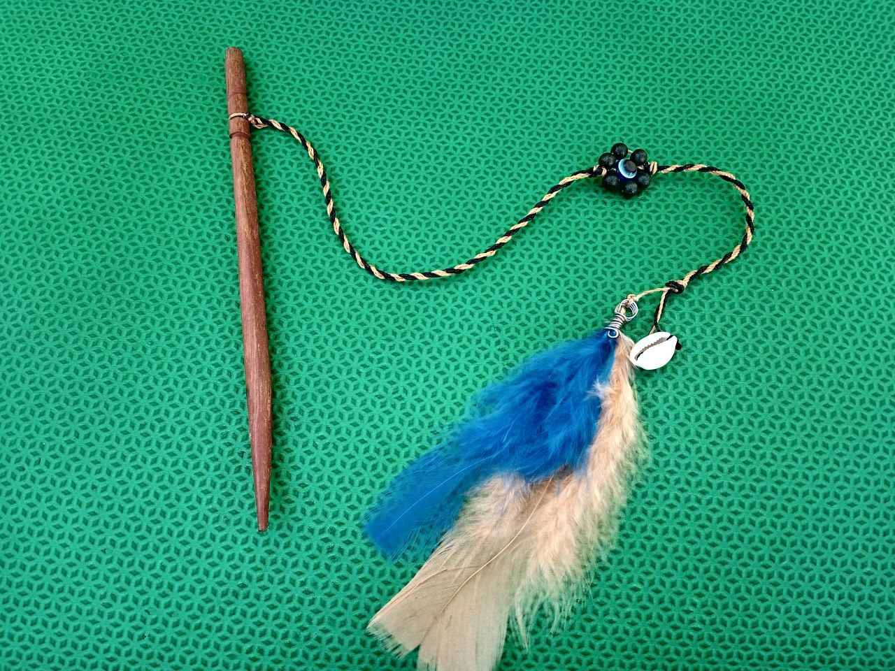 tererê palito de cabelo azul 4