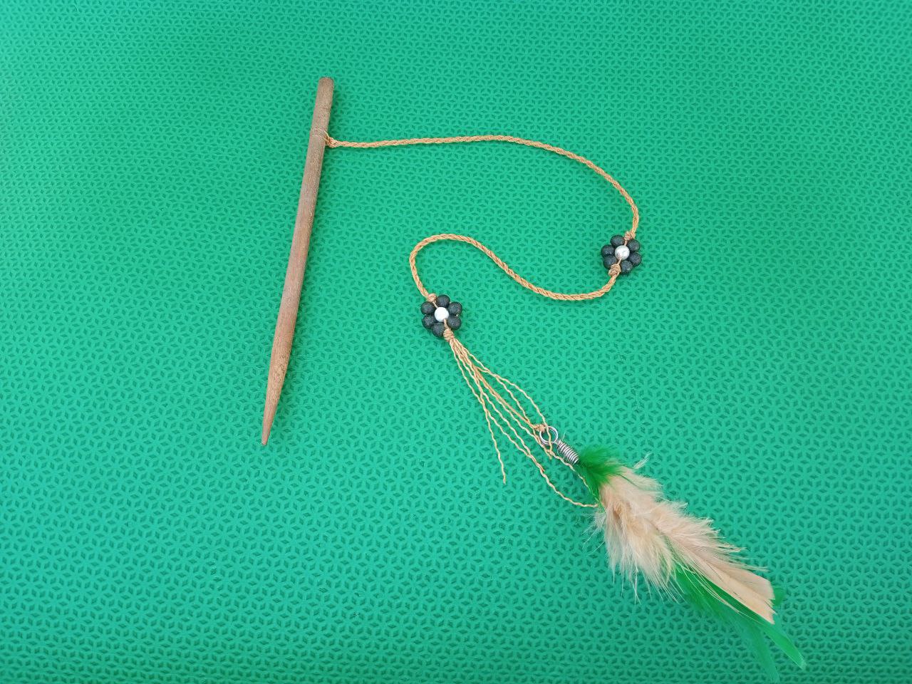 tererê palito de cabelo beje 1