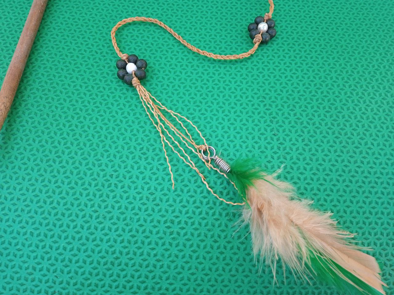 tererê palito de cabelo beje 2