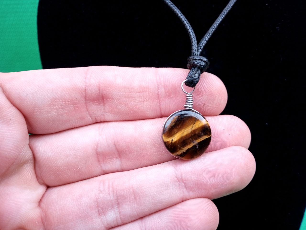 colar pindurico olho de tigre 7 - Copia