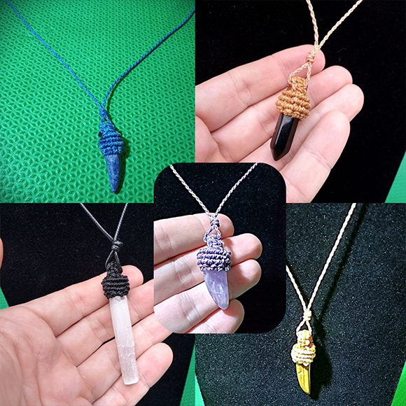 colares mancrame dente