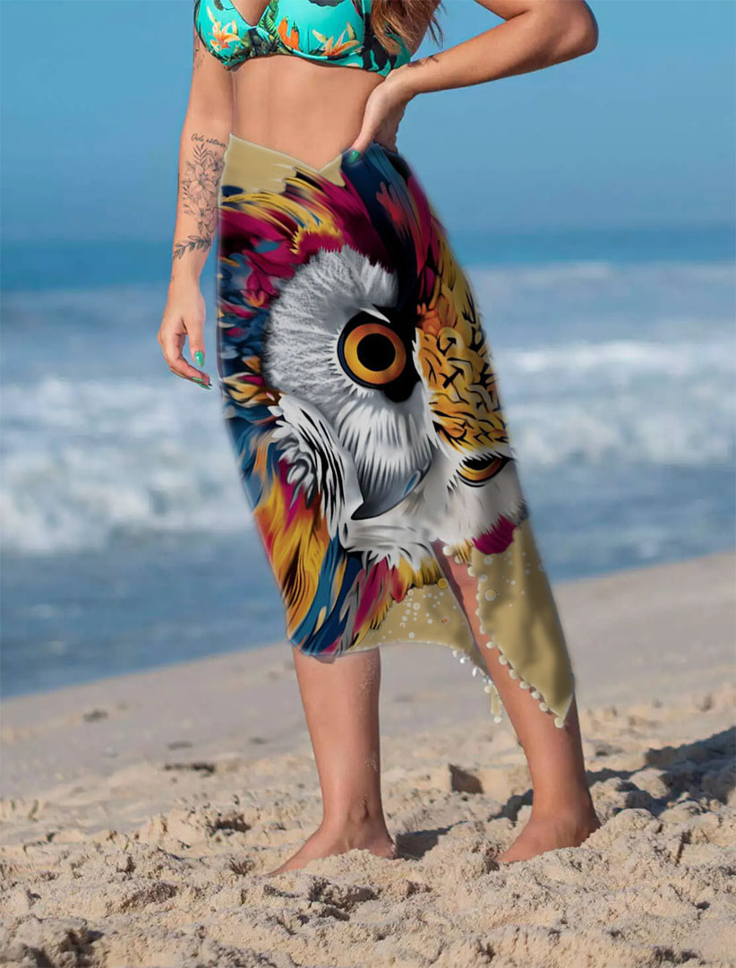 praia corujo fundo bege